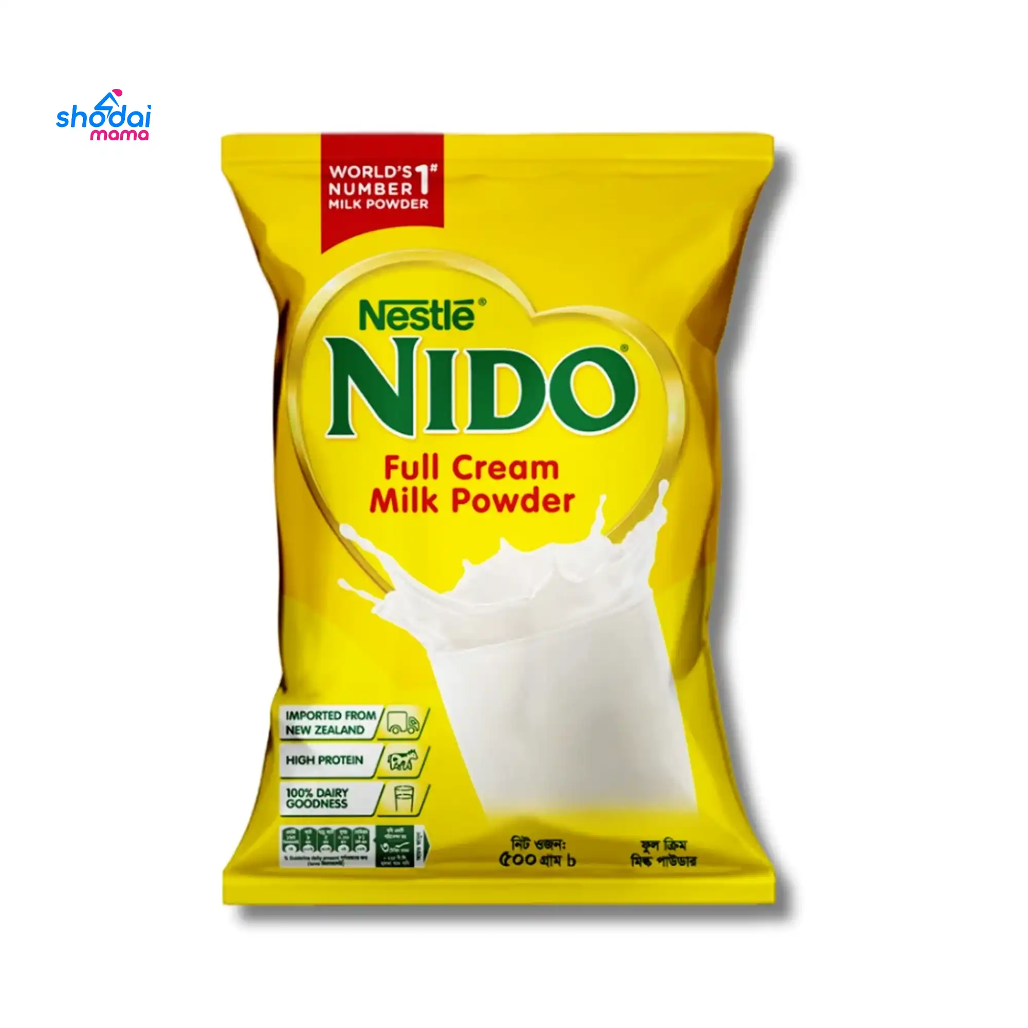 Nestle NIDO Full Cream Milk Powder Pouch 500gm